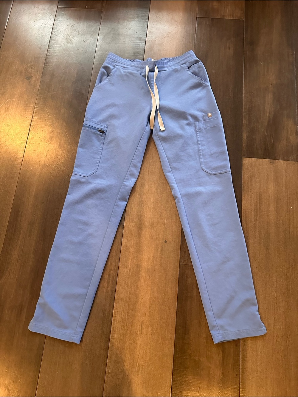 Figs women's Periwinkle Blue Cargo scrub  pants